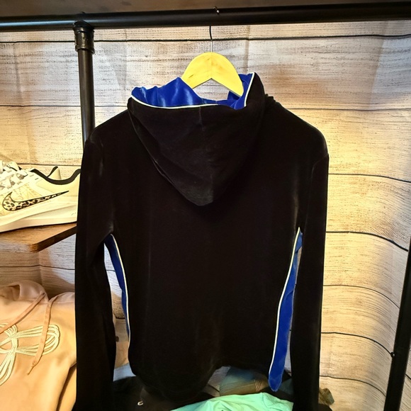 Fox Y2K Velour Zip Hoodie Size Large - Picture 2 of 6